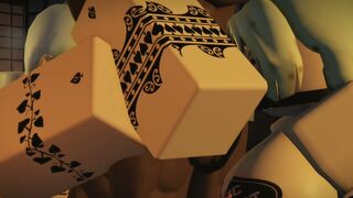 Yuki & Meimei cant resist fat black cock.