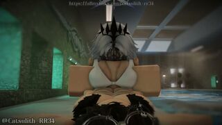 Fucking my Alsace cosplayer for a whole day | Short Ver. (Roblox Session 71)