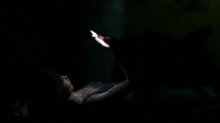 Claire & Cerberus (Alternate Angle)