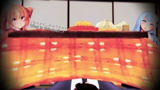 [Eng] Suzuya and Murasame Footjob