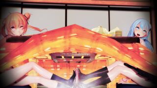 [Eng] Suzuya and Murasame Footjob