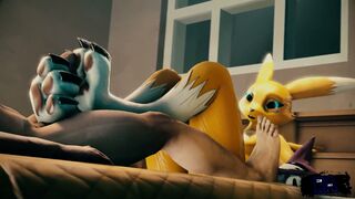 Digimon Footjob Pov