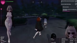 Secret Flasher Manaka - Quests in Park, voyeur game