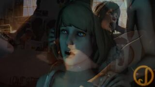 Max Caulfield blacked hypno pmv