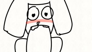 Iris took dick deep into stomach