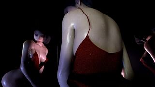 Sweaty Ada Wong Ride on dildo VR