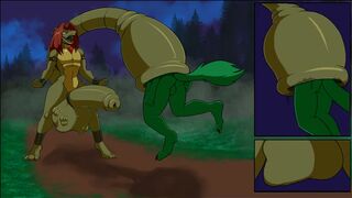 Tail vore and cock vore by spazman