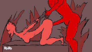 Devillete pounded by dark lord