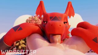 Guilmon Blowjob Pov