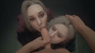 Alyssa teaches Grace to be a whore