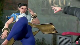 Chun-Li Fight and Full Nelson Squirt PT BR]