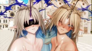 [MMD Wuwa]Fleurdelys&Leviathan Ai-Ho-Dancehole omake