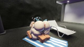 Request: A sweet pool session