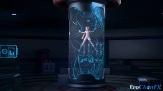 Oh no! Sigrika got stuck inside this tube thing!