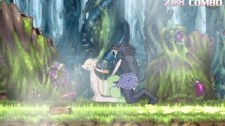 Wolfkuro continue corrupting by clogging already pregnant mienshao with more his gunk