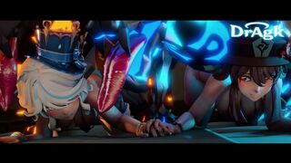 Furina & Hu Tao x Riftwolfs [4K]