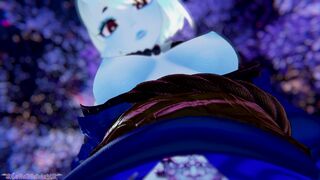 Your face looks so lovely covered in my cum (Date a Monster Girl)