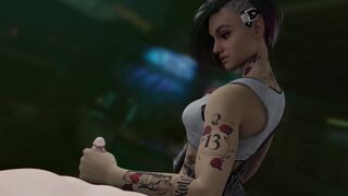 CP2077 short story - Judy's BD lesson