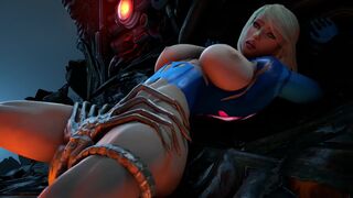 Samus And Facehugger [BeastlyJoe] [LOOP]