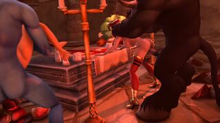 Sally Whitemane gets fucked by a tauren