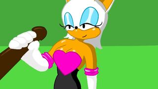 rouge the bat handjob by gerbillo_aea