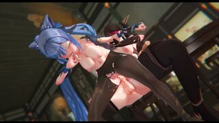 Keqing × Beidou (Futa)