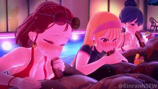 Akane, Ruby & Kana's Poolside Audition ❤️