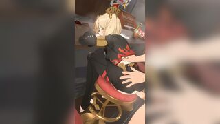 Burnice - Creampie (Clothed) (LazyProcastinator)