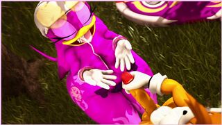 Wave receiving a ton of rain cum on face by Tails (Sound added)