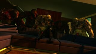 One Dark Elf Baddie with Five Esteemed Gentlemen