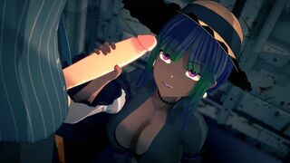 Dark-skinned witch caught you in a handjob