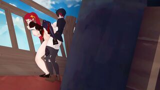 (Dezerbitch) Ruby x Pyrrha - Passing Time on the Flight Deck