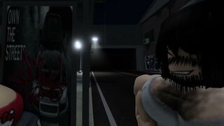 Big ass slut sucks off and then fucks a homeless man for 40$ (Roblox studio)