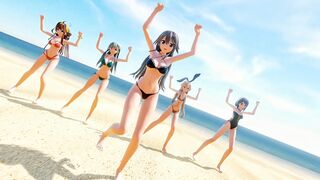 Shimakaze & Fleet Girls - Freely Tomorrow [MMD] Nimo