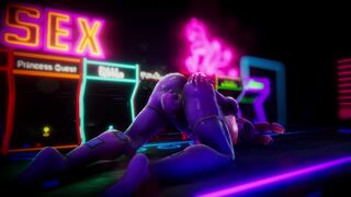 Five nights at Kinksdom - Bonnie dildo masturbation