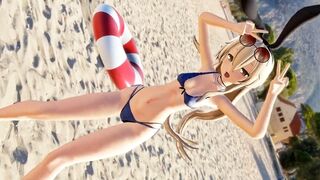 Shimakaze - Tell Me Answer [MMD] Nimo