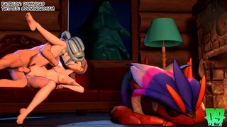 Juliana & Grusha in the Cabin