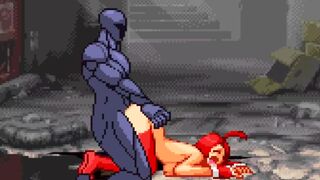 Kuromaru VS Kuromaru And Chun-Li, Morrigan, Poison