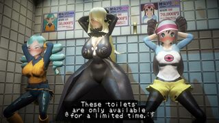 [Eng] Full Public Toilet Girls