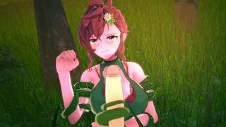 Druid handjob gets out of hand