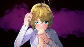 Blond stepsister goes as deep as she can