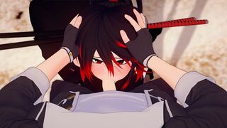 Facefucking my stepsister