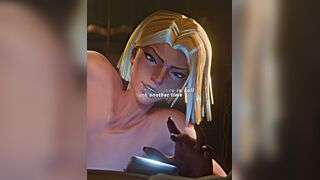 Emma Frost has intense sex. (Edited)