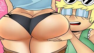 Leni loud showing off her big sis thick ass