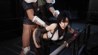 Tifa Get Pounded By A Big Cock From Behind