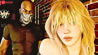 [NTR] BBC Bull Breeding Femboy's Girl Right In Front Of His Eyes