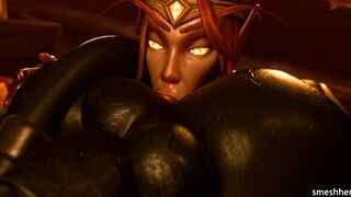 Liadrin & Draenei | WhoreCraft [Smeshher][4K60FPS]