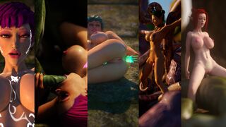 Busty Elf Animation Pack 8 (promo clips)