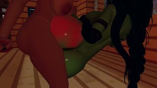 love having fun in vrc minecraft