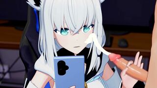 Meeooo - Fubuki Handjob (Cum)